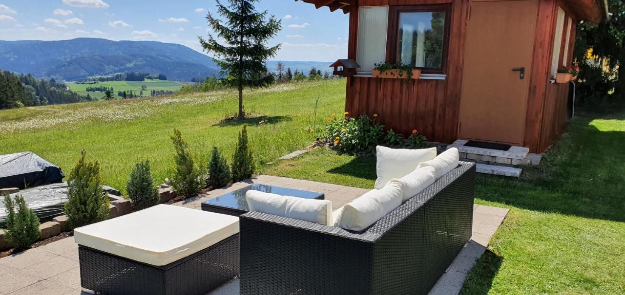 Moderne Ferienwohnung Mit Eigenem Garten Und Traumhaften Blick Wilhelmsthal Eksteriør bilde