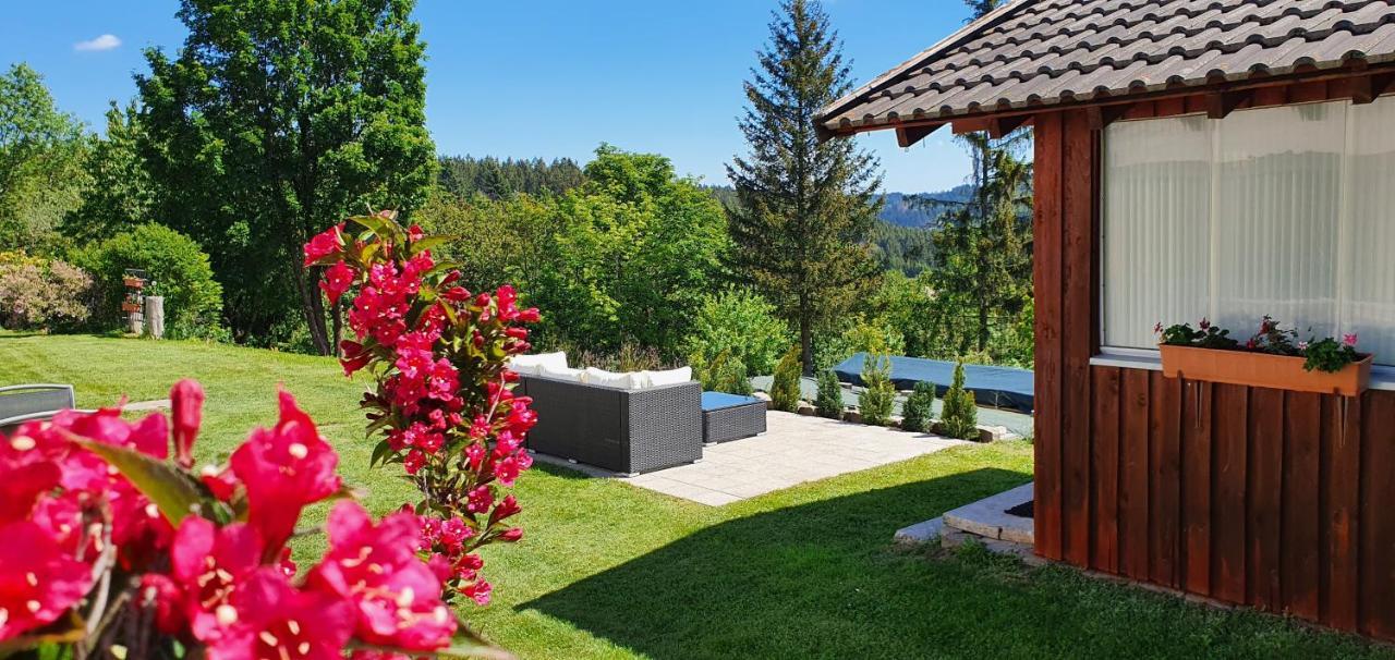 Moderne Ferienwohnung Mit Eigenem Garten Und Traumhaften Blick Wilhelmsthal Eksteriør bilde