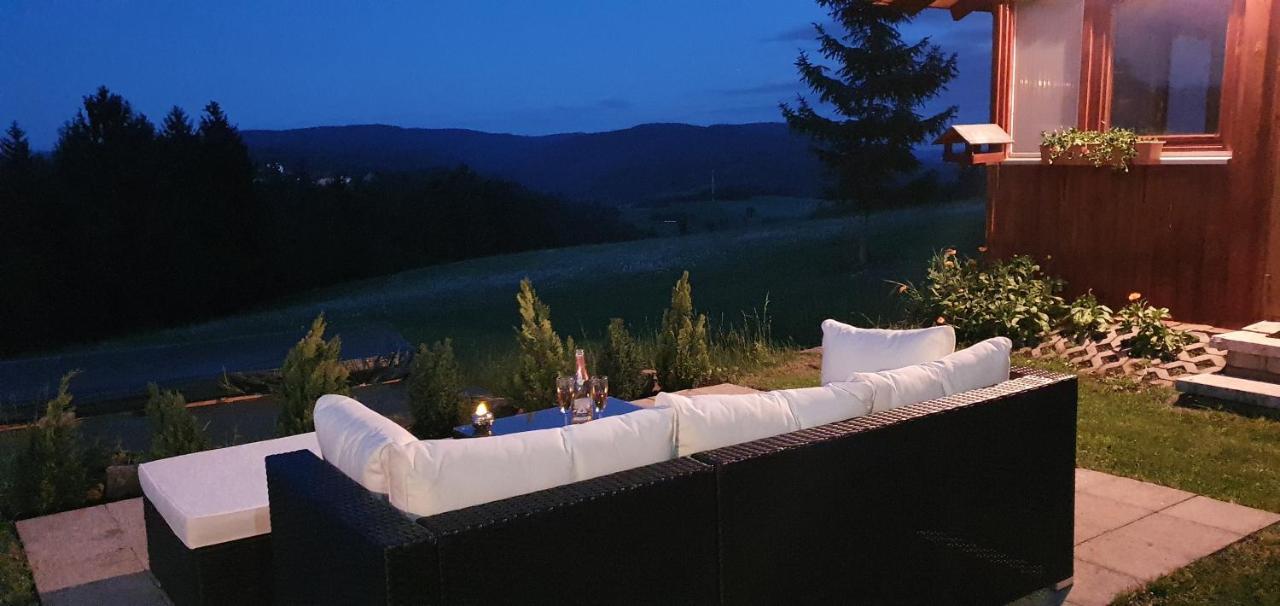 Moderne Ferienwohnung Mit Eigenem Garten Und Traumhaften Blick Wilhelmsthal Eksteriør bilde