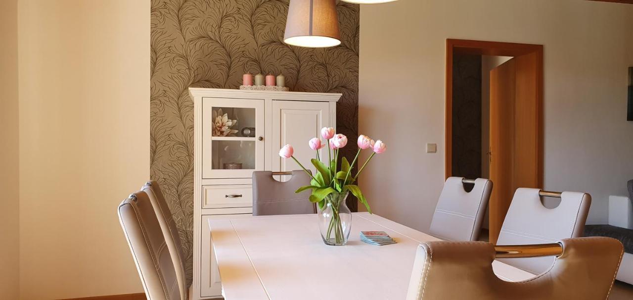 Moderne Ferienwohnung Mit Eigenem Garten Und Traumhaften Blick Wilhelmsthal Eksteriør bilde