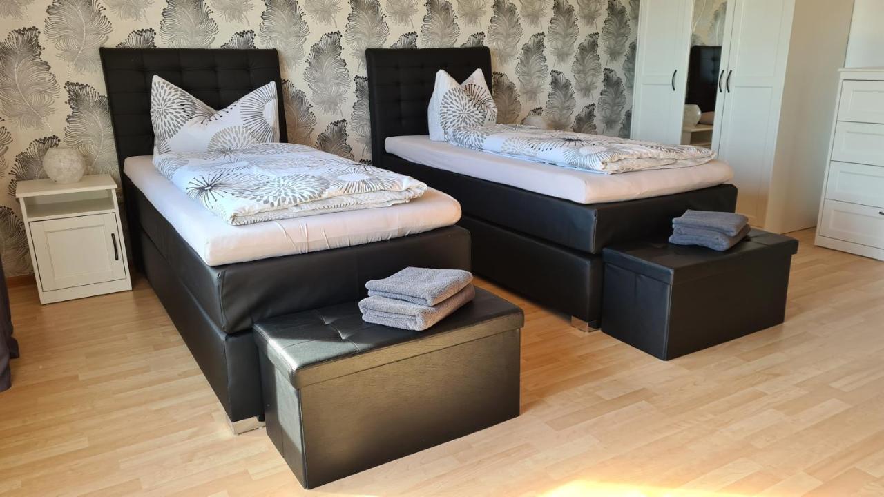 Moderne Ferienwohnung Mit Eigenem Garten Und Traumhaften Blick Wilhelmsthal Eksteriør bilde
