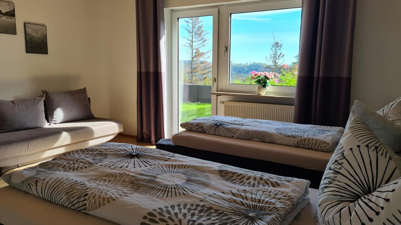 Moderne Ferienwohnung Mit Eigenem Garten Und Traumhaften Blick Wilhelmsthal Eksteriør bilde