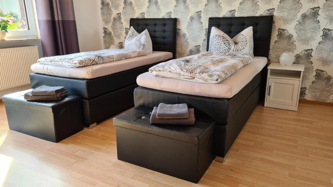 Moderne Ferienwohnung Mit Eigenem Garten Und Traumhaften Blick Wilhelmsthal Eksteriør bilde